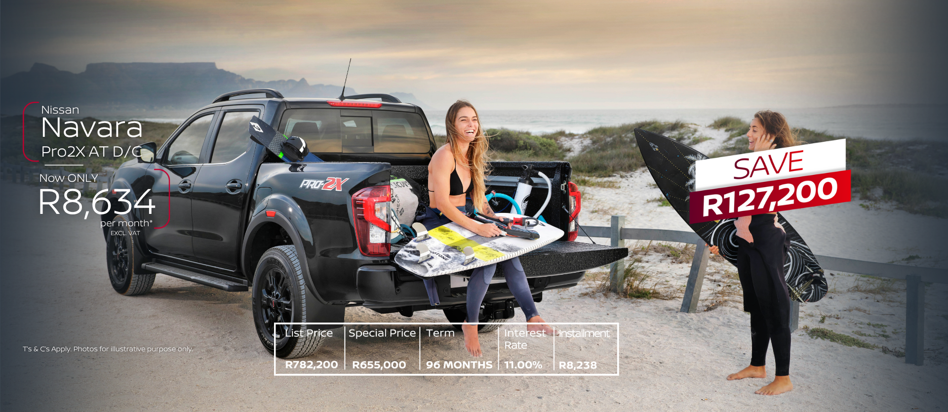Nissan Navara Pro2x AT D/C image from Nissan Eastern Cape