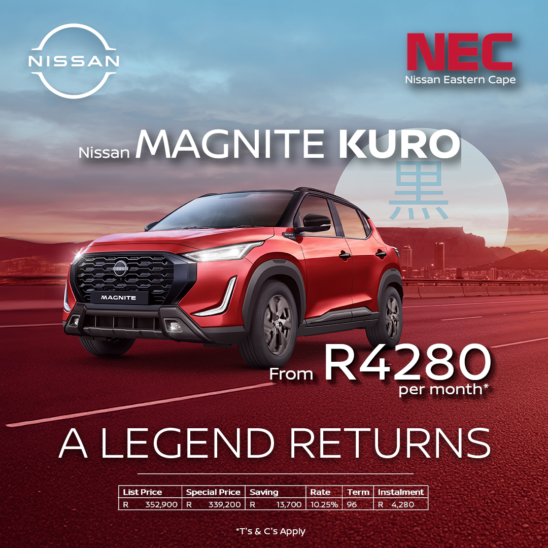 Nissan Magnite 1.0T Kuro CVT image from Nissan Eastern Cape