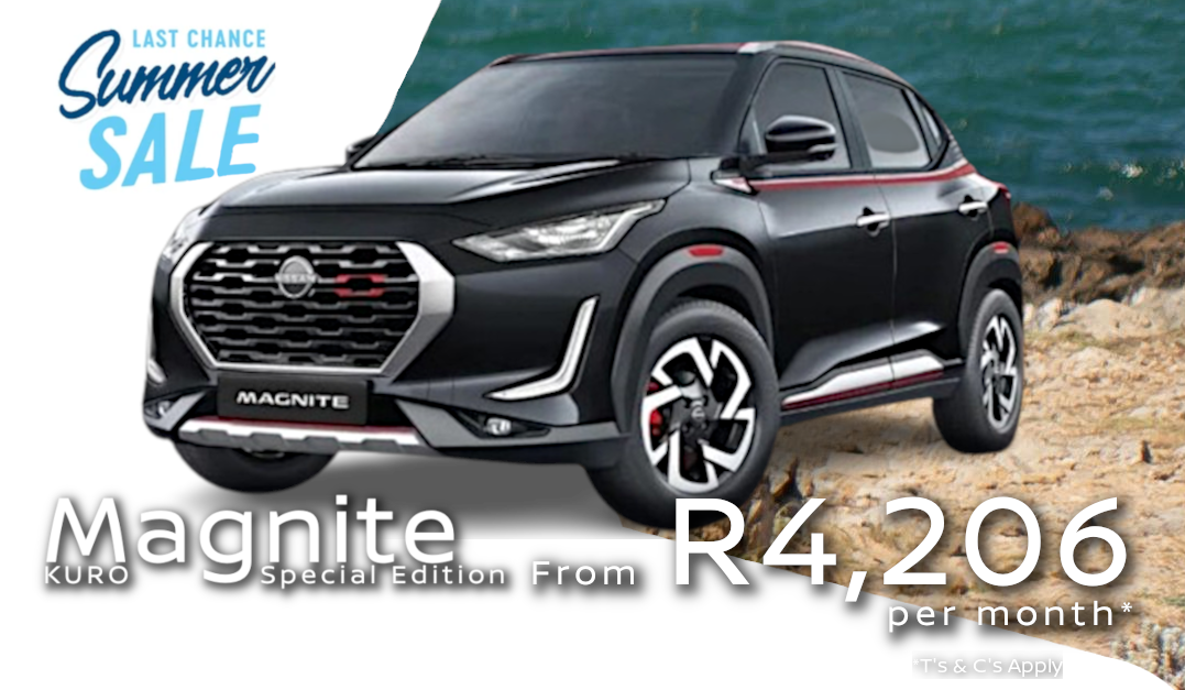 Nissan Magnite 1.0T Kuro CVT image from Nissan Eastern Cape