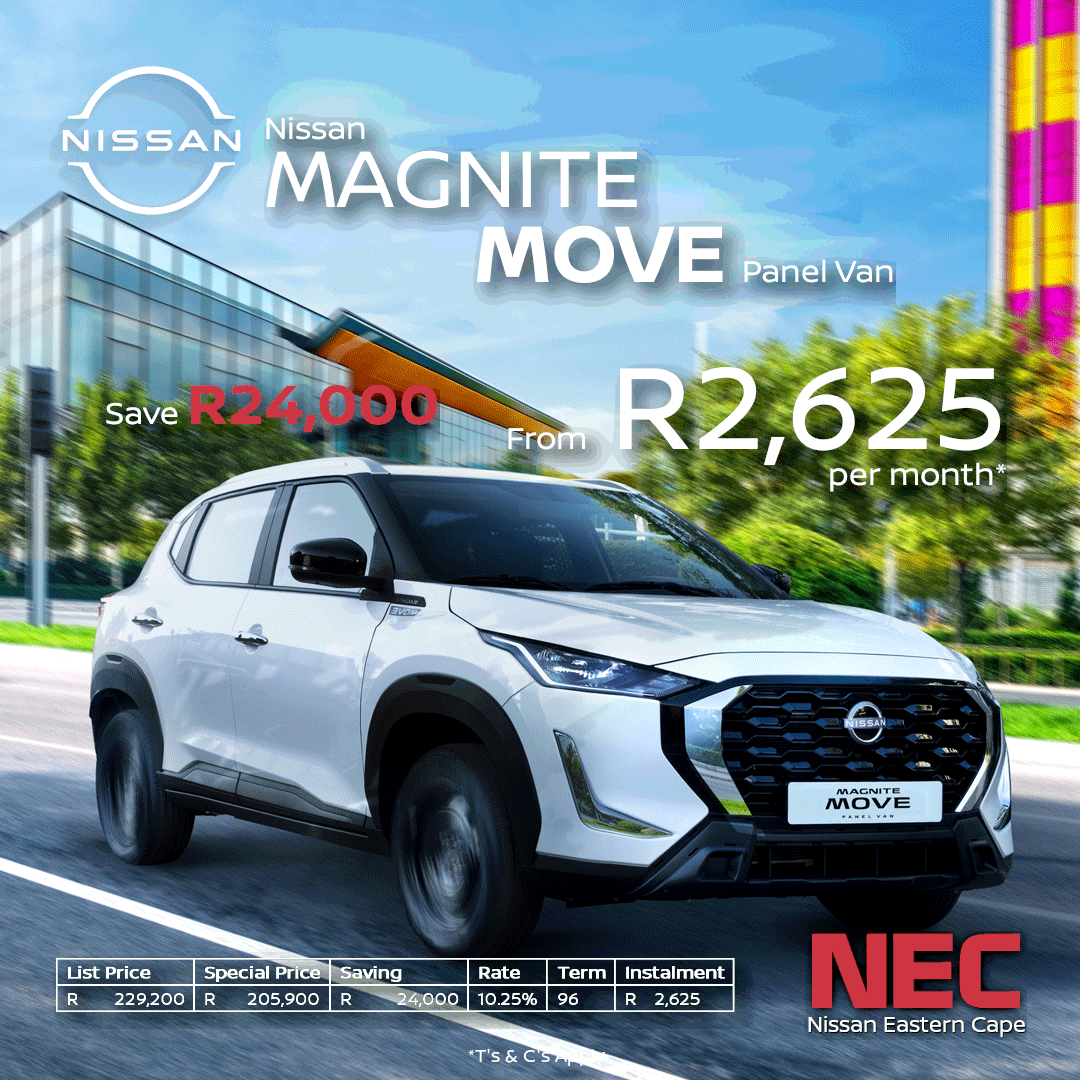 Nissan Magnite MOVE Panel Van image from Nissan Eastern Cape